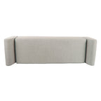 Panca Contenitore Moderna HomePop con Gambe in Legno