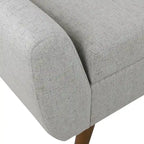 Panca Contenitore Moderna HomePop con Gambe in Legno