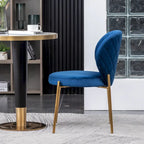 Ensemble de salle à manger contemporain 5 pièces Amoa de Roundhill Furniture, table ronde blanche et 4 chaises