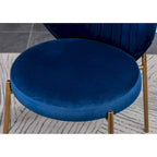 Ensemble de salle à manger contemporain 5 pièces Amoa de Roundhill Furniture, table ronde blanche et 4 chaises