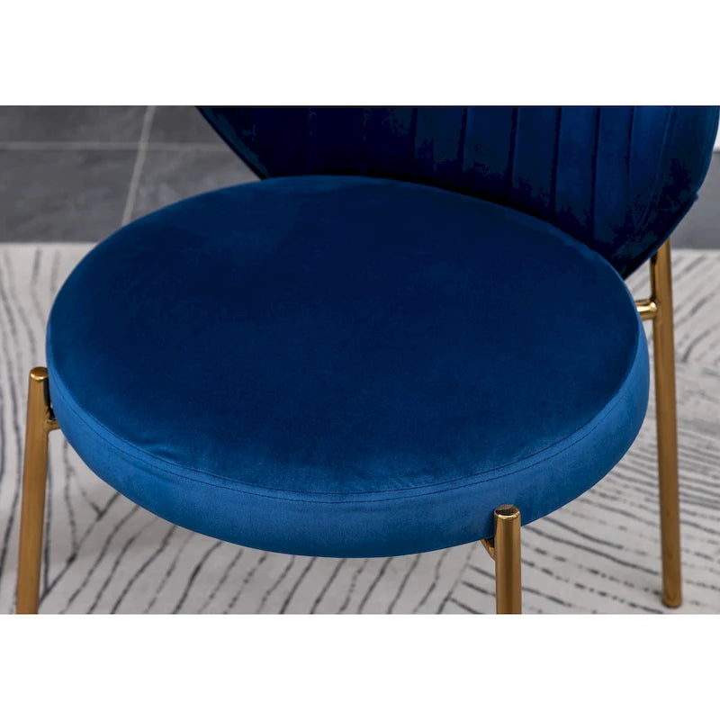 Ensemble de salle à manger contemporain 5 pièces Amoa de Roundhill Furniture, table ronde blanche et 4 chaises