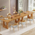 Tavolo da Pranzo Rettangolare da 70.89 Pollici per 6-8 Persone, Tavolo da Cucina Moderno Semplice in Legno