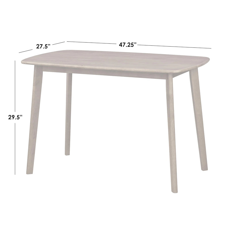 Set da pranzo 4 pezzi in legno massello Nettie Simple Living