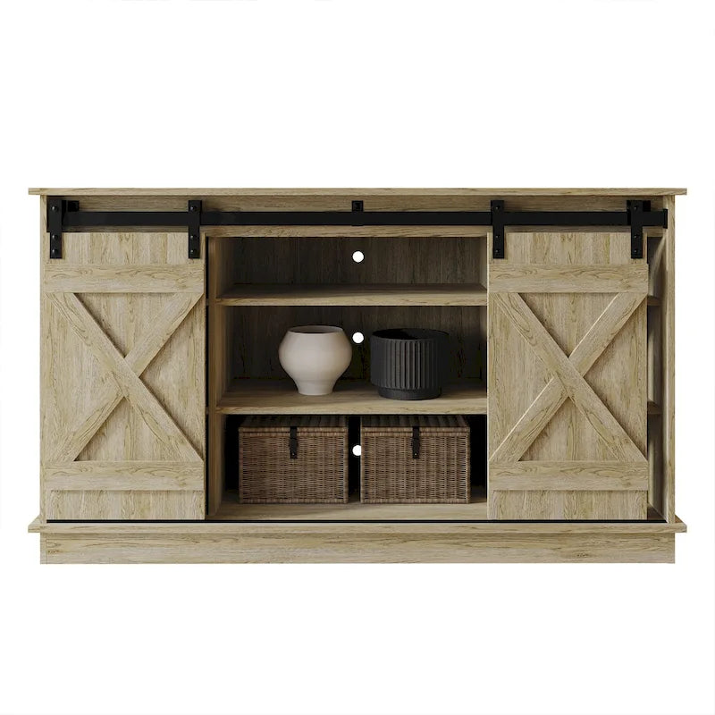Mobile porta TV a console a forma di X in stile vintage CraftPorch