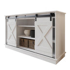 Mobile porta TV a console a forma di X in stile vintage CraftPorch