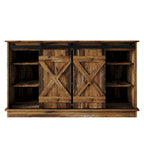 Mobile porta TV a console a forma di X in stile vintage CraftPorch