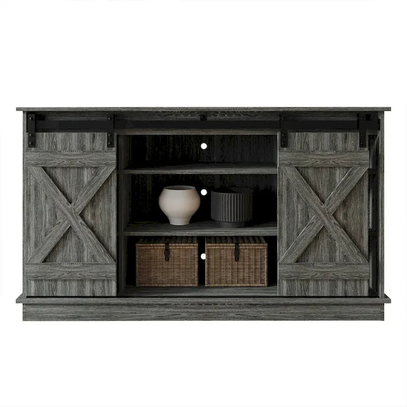 Mobile porta TV a console a forma di X in stile vintage CraftPorch