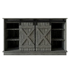 Mobile porta TV a console a forma di X in stile vintage CraftPorch