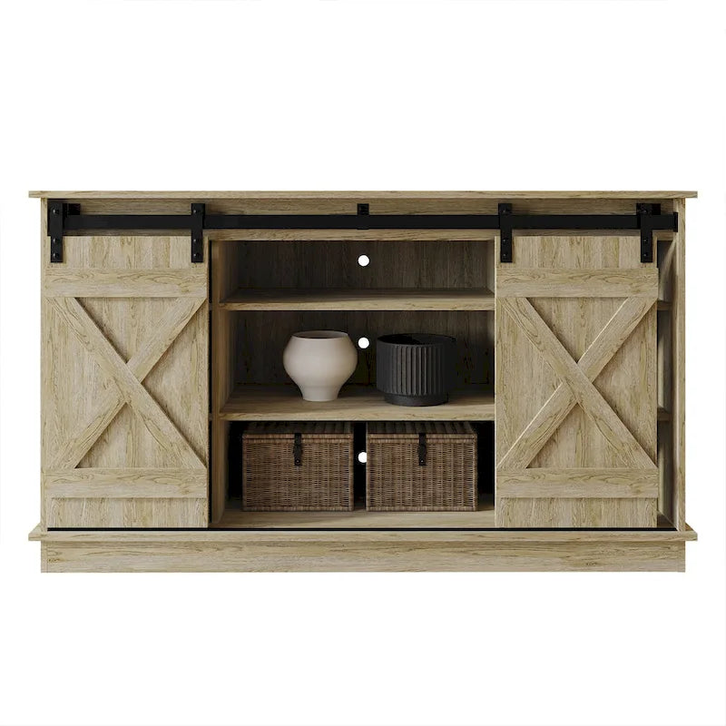 Mobile porta TV a console a forma di X in stile vintage CraftPorch
