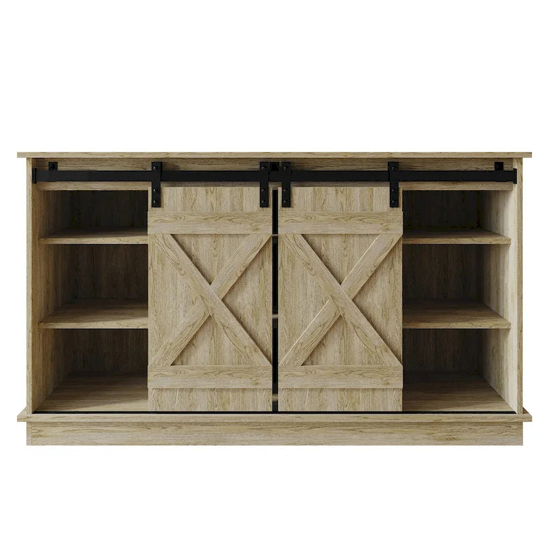 Mobile porta TV a console a forma di X in stile vintage CraftPorch