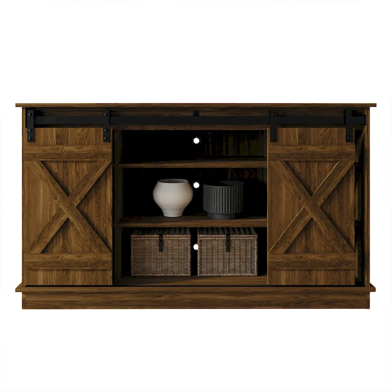 Mobile porta TV a console a forma di X in stile vintage CraftPorch