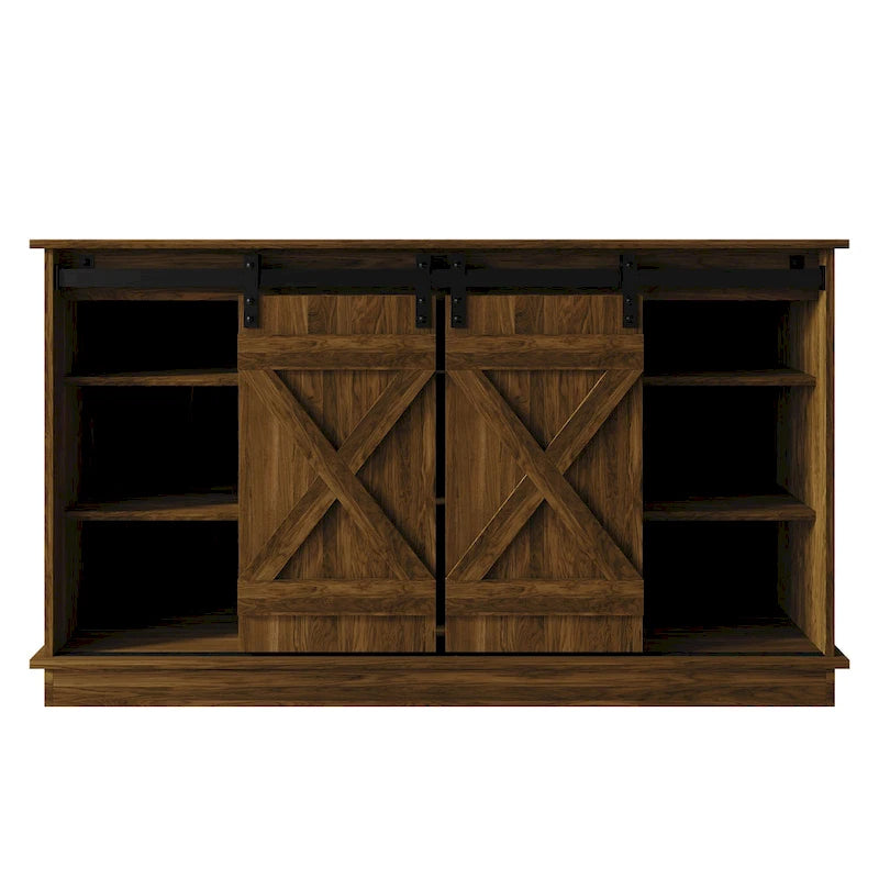 Mobile porta TV a console a forma di X in stile vintage CraftPorch