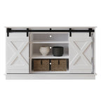 Mobile porta TV a console a forma di X in stile vintage CraftPorch