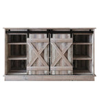 Mobile porta TV a console a forma di X in stile vintage CraftPorch