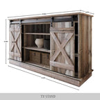 Mobile porta TV a console a forma di X in stile vintage CraftPorch