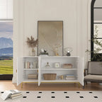 Credenza laterale portaoggetti multimediale lucida a 3 ante Clihome