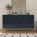 Credenza laterale portaoggetti multimediale lucida a 3 ante Clihome