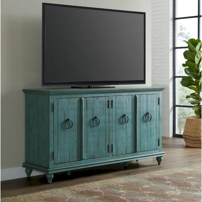 Garden District Mobile TV 65 in Legno Massello
