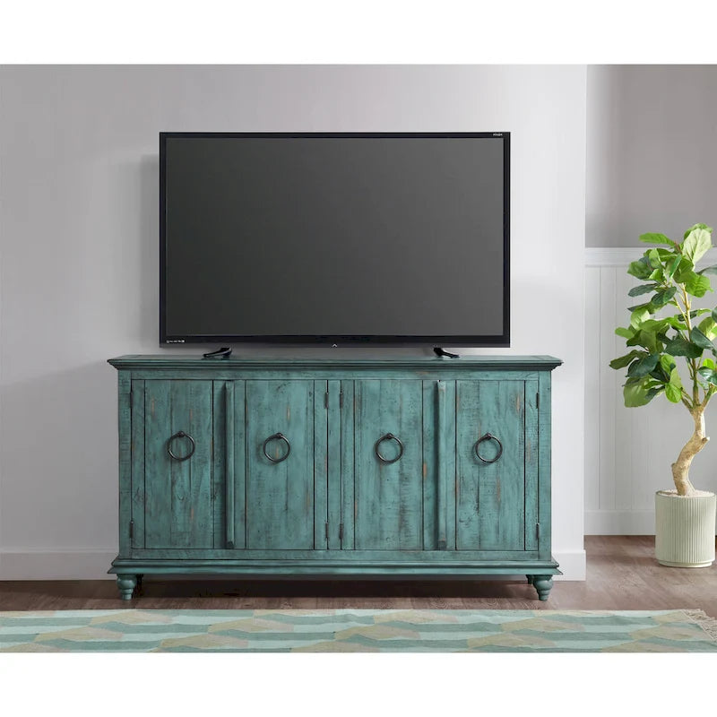 Garden District Mobile TV 65 in Legno Massello