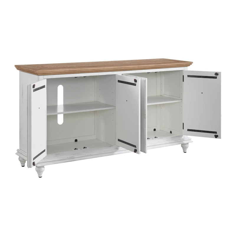 Garden District Mobile TV 65 in Legno Massello
