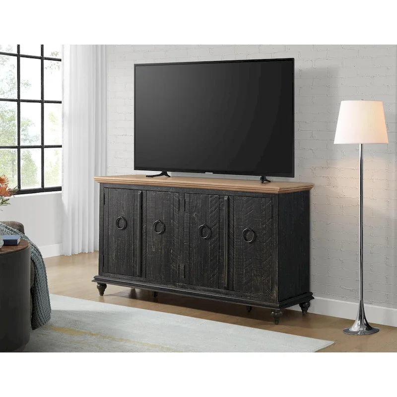 Garden District Mobile TV 65 in Legno Massello