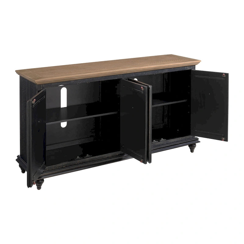 Garden District Mobile TV 65 in Legno Massello