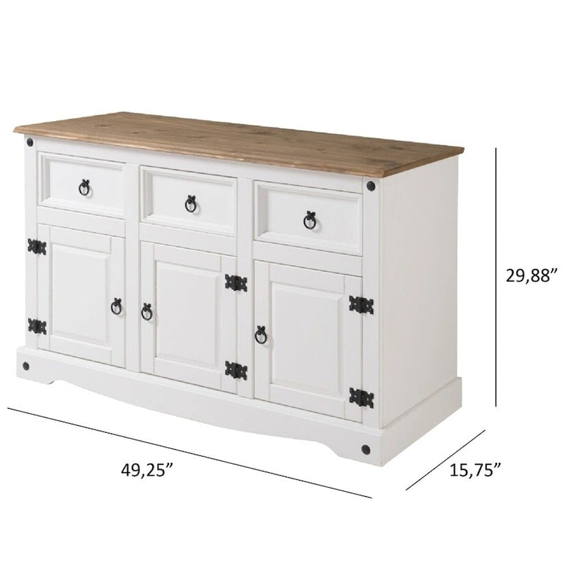 Credenza a buffet in legno Corona