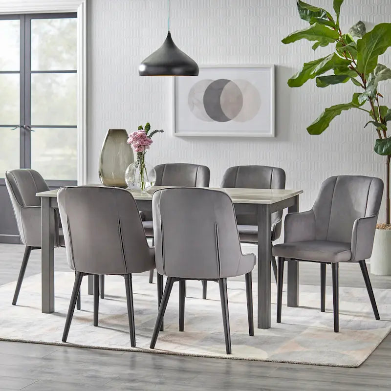 Sedia da pranzo Welland di Lifestorey (set da 2)
