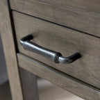 Tavolino Leick Home One Drawer Tradizionale Cherry con Bordo a Vassoio e Ripiano