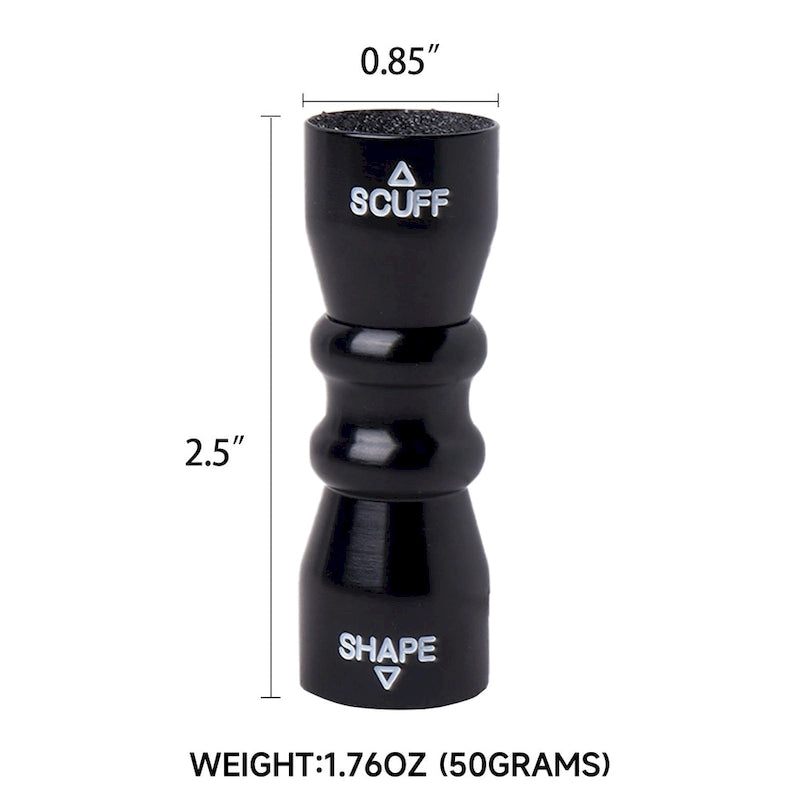 GSE Outil 3-en-1 pour Pointe de Queue de Billard (Ponceur/Formeur/Aérateur), Outil pour Pointe de Queue de Billard – Accessoires de Queue de Billard