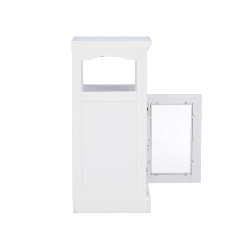 Mobiletto contenitore Scarsdale Demi bianco