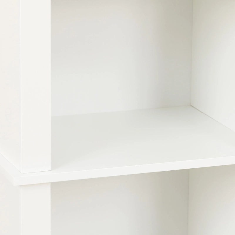 Armoire de salle de bain en MDF blanc, 170 cm de haut, avec lingère