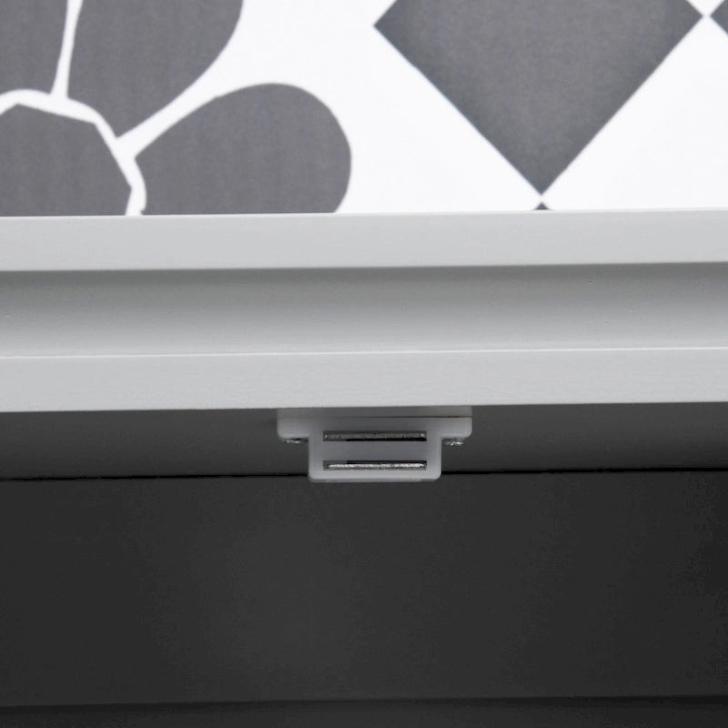 kleankin Meuble de Rangement WC Moderne, Organisateur de Salle de Bain à Double Porte