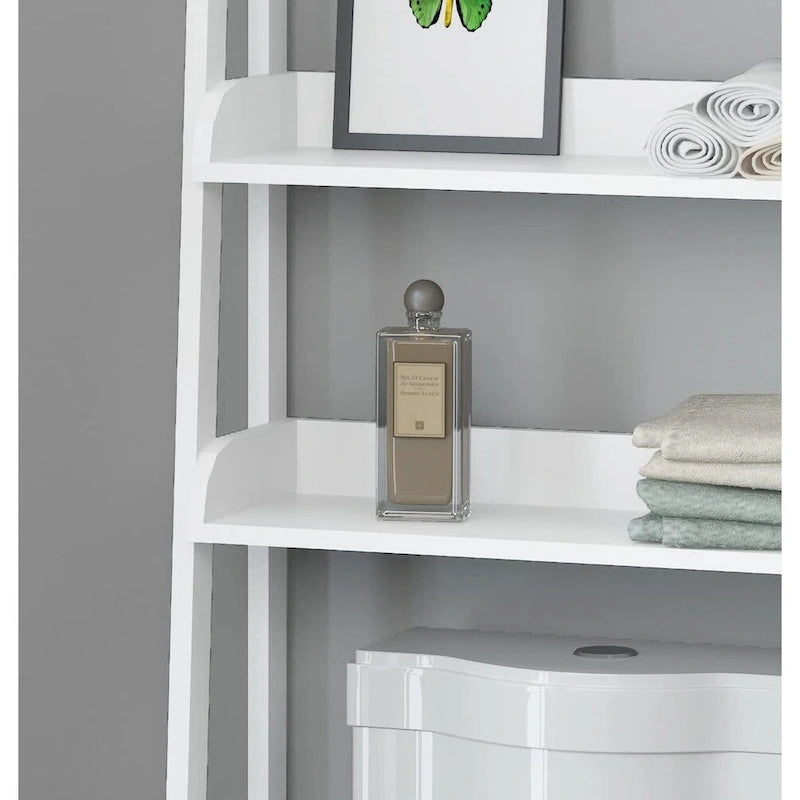 UTEX Organizer da bagno a 3 ripiani sopra il WC, salvaspazio da bagno, collezione salvaspazio