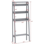 UTEX Organizer da bagno a 3 ripiani sopra il WC, salvaspazio da bagno, collezione salvaspazio