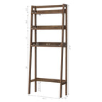 UTEX Organizer da bagno a 3 ripiani sopra il WC, salvaspazio da bagno, collezione salvaspazio