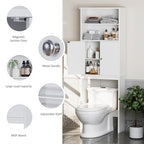 Futzca Mobiletto Pensile da Bagno Sopra il WC con Ante
