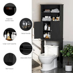 Futzca Mobiletto Pensile da Bagno Sopra il WC con Ante