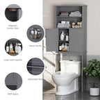 Futzca Mobiletto Pensile da Bagno Sopra il WC con Ante
