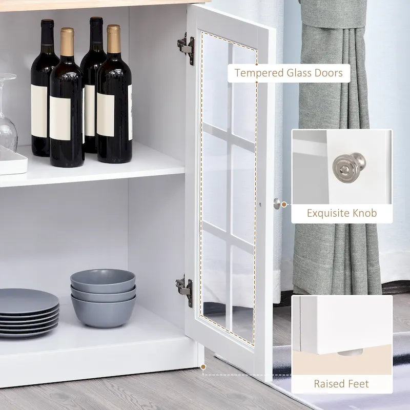 Dispensa da cucina tradizionale HOMCOM 72 pollici