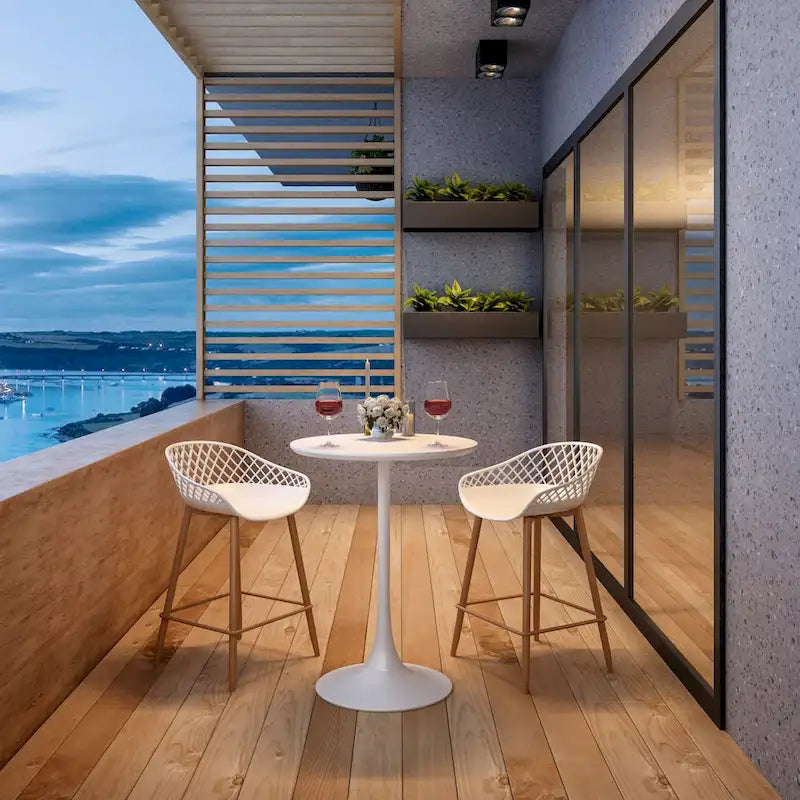 Kurv Tavolo da caffè stile Mid-century Modern altezza bancone