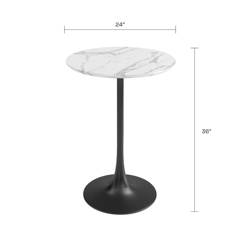 Kurv Tavolo da caffè stile Mid-century Modern altezza bancone