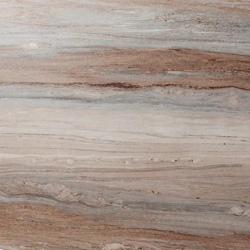 Tavolino da caffè in finto marmo marrone contemporaneo Chadwick di SEI Furniture