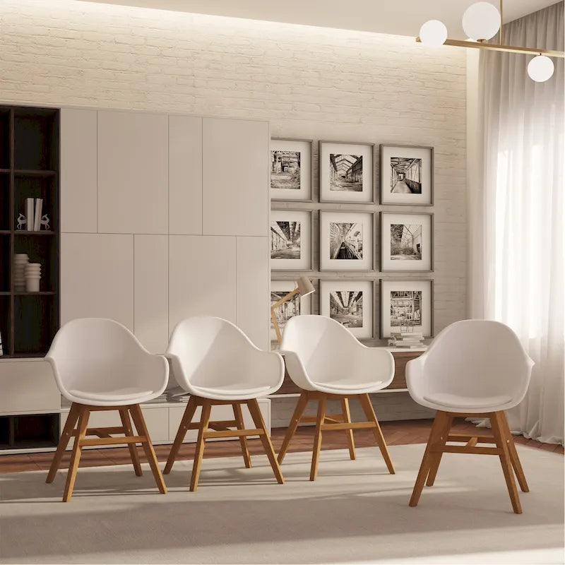 Ensemble de salle à manger intérieur 7 pièces en bois certifié FSC Midtown Concept