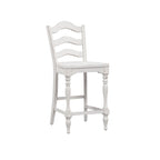Set da 5 tavoli da riunione Magnolia Manor Antico Bianco Effetto Legno Invecchiato