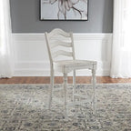 Set da 5 tavoli da riunione Magnolia Manor Antico Bianco Effetto Legno Invecchiato