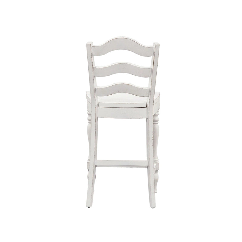 Set da 5 tavoli da riunione Magnolia Manor Antico Bianco Effetto Legno Invecchiato
