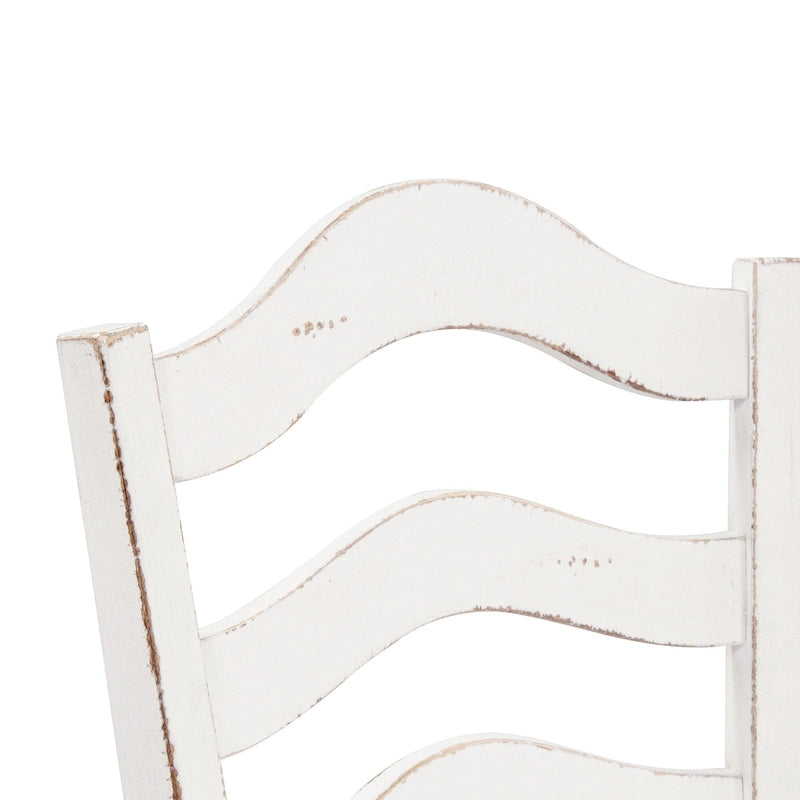 Set da 5 tavoli da riunione Magnolia Manor Antico Bianco Effetto Legno Invecchiato