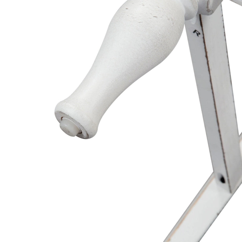 Set da 5 tavoli da riunione Magnolia Manor Antico Bianco Effetto Legno Invecchiato