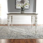 Set da 5 tavoli da riunione Magnolia Manor Antico Bianco Effetto Legno Invecchiato